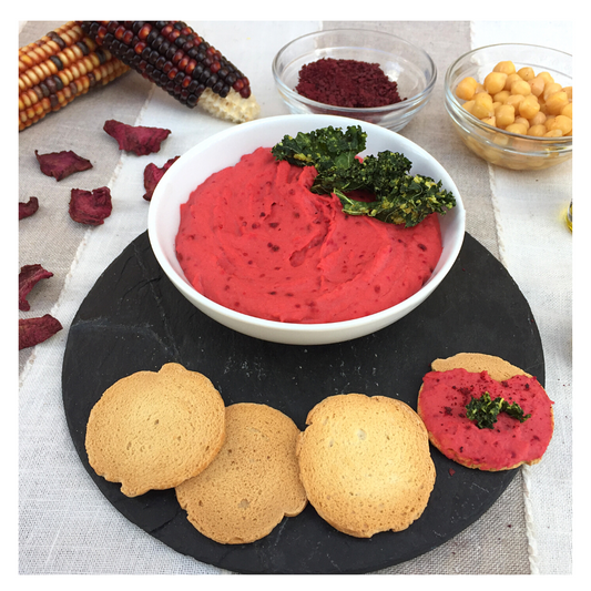 Tenemos nueva receta: Hummus de Remolacha Deshidratada Natursnacks