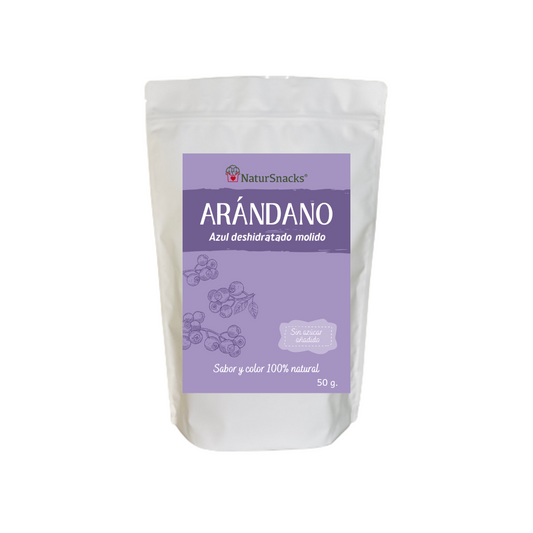 Arándano Azul deshidratado molido.