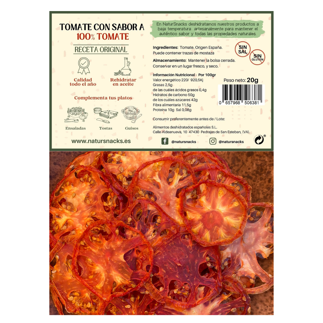 Tomate Deshidratado Receta Original